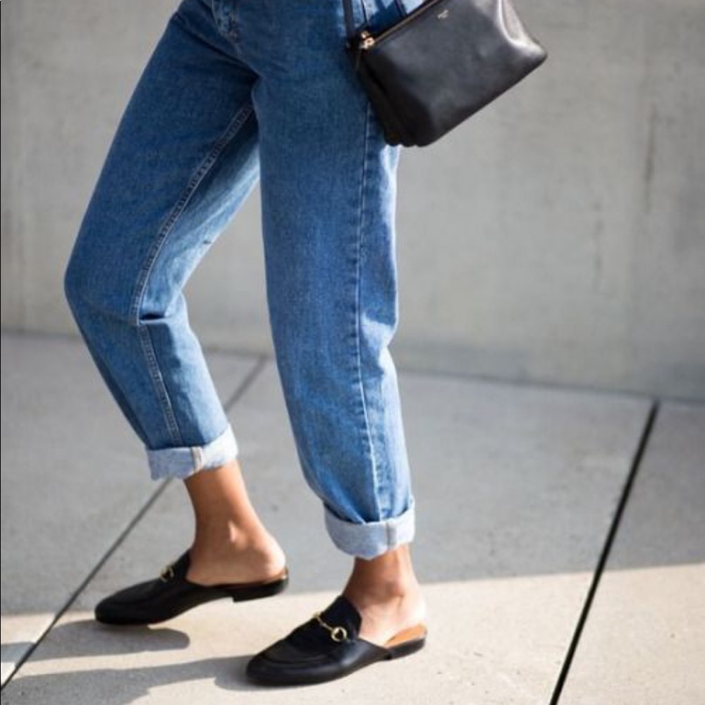 Steve Madden Black Suede Mules